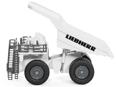 Siku Liebherr T 264 Mining Truck White 1/87 (ho) Diecast Model By