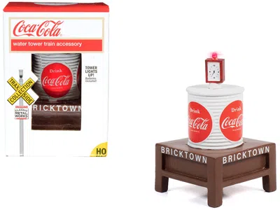 Classic Metal Works Coca-cola Water Tower With Light "bricktown" For 1/87 (ho) Scale Models By