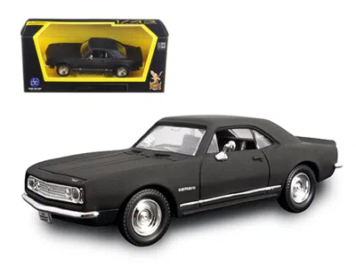 Road Signature 1967 Chevrolet Camaro Z28 Matt Black 1/43 Diecast Model Car By