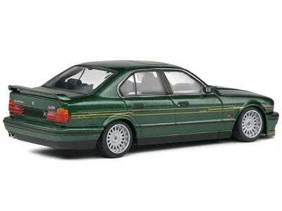 Solido 1994 Bmw E34 Alpina B10 Biturbo Alpina Green Metallic 1/43 Diecast Model Car By