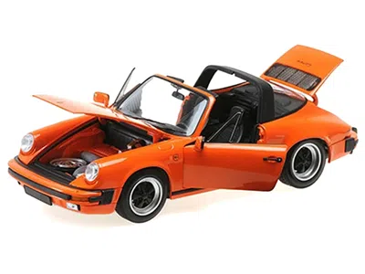 Minichamps 1983 Porsche 911 Carrera Targa 3.2 Orange 1/18 Diecast Model Car By