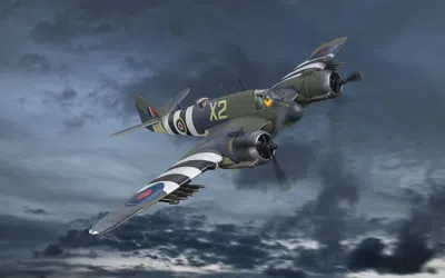 Corgi Bristol Beaufighter Tf. X Fighter Aircraft "ne775/x2 455 Squadron Raf Langham Norfolk" (1944) Britis