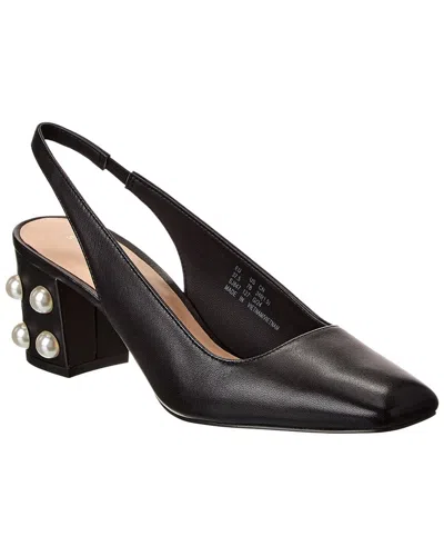Stuart Weitzman Jute 60 Block Heel Slingback Pump In Black