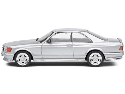 Solido 1990 Mercedes-benz 560 Sec Amg Widebody Silver Metallic 1/43 Diecast Model Car By