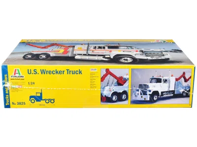 Italeri Skill 4 Model Kit U. S. Wrecker Tow Truck 1/24 Scale Model By