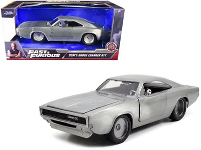 Jada Dom's 1970 Dodge Charger R/t Bare Metal "fast & Furious 7" (2015) Movie 1/24 Diecast Model Car By Ja