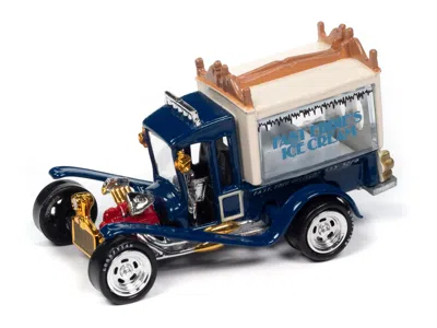 Johnny Lightning George Barris Ice Cream Truck Blue "classic Plastic" "pop Culture" 2024 Release 2 1/64 Diecast Model