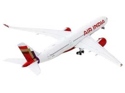 Geminijets Airbus A350-900 Commercial Aircraft "air India" (vt-jrh) White With Tail Graphics 1/400 Diecast Mode