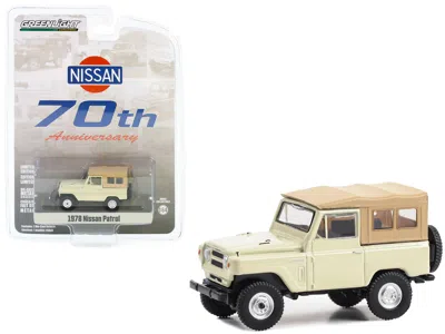 Greenlight 1978 Nissan Patrol Beige With Light Brown Top "70th Anniversary" "anniversary Collection" Series 16
