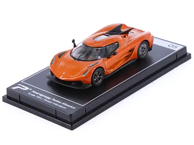 Postercars Koenigsegg Jesko Absolut Sweet Mandarin Orange Metallic "hypercar League Collection" 1/64 Diecast Mo