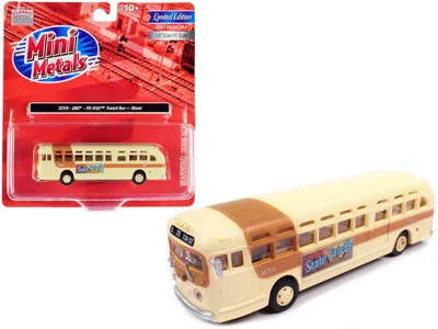 Classic Metal Works Gmc Pd-4103 Transit Bus #948 Beige "mta Miami" 1/87 (ho) Scale Model By