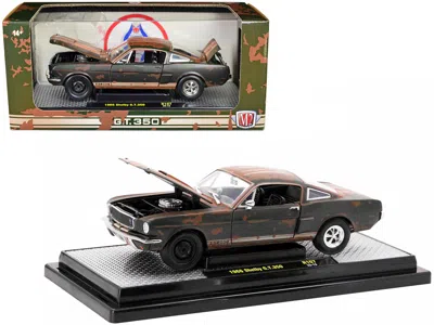 M2 1966 Shelby Gt350 Ivy Green With Wimbledon White Stripes (rusted) Limited Edition To 5250 Pieces Wor