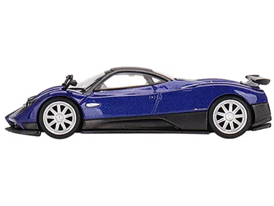Mini Gt Pagani Zonda F Blu Argentina Blue Metallic With Black Top Limited Edition To 3000 Pieces Worldwide 1