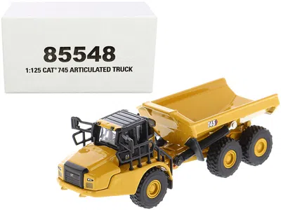 Diecast Masters Cat Caterpillar 745 Articulated Dump Truck "high Line" Series 1/125 Diecast Model By