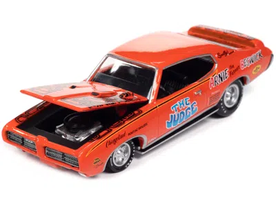 Racing Champions 1969 Pontiac Gto Orange With Graphics "the Judge - Arnie 'the Farmer' Beswick" " Min