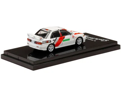 Hobby Japan Mitsubishi Lancer Rs Evolution Iii Rhd (right Hand Drive) Scortia White "groupe A Promotion" 1/64 Di