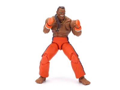 Jada Dee Jay 6" Moveable Figure With Accessories And Alternate Head And Hands "ultra Street Fighter Ii: T