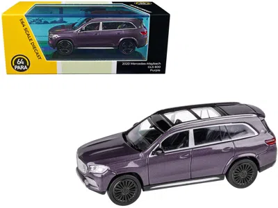 Paragon Mercedes-maybach Gls 600 Purple Metallic With Sunroof 1/64 Diecast Model Car By  Models