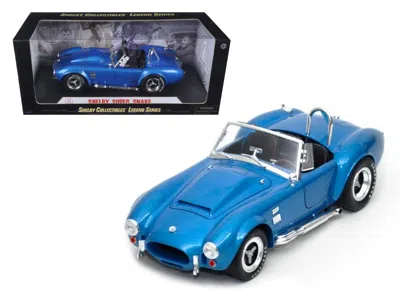 Shelby Collectibles 1966 Shelby Cobra Super Snake Blue 1/18 Diecast Model Car By