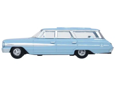Oxford Diecast 1964 Ford Country Sedan Skylight Blue 1/87 (ho) Scale Diecast Model Car By