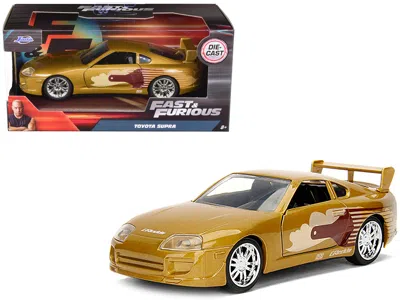 Jada Slap Jack's Toyota Supra Gold "fast & Furious" Movie 1/32 Diecast Model Car By