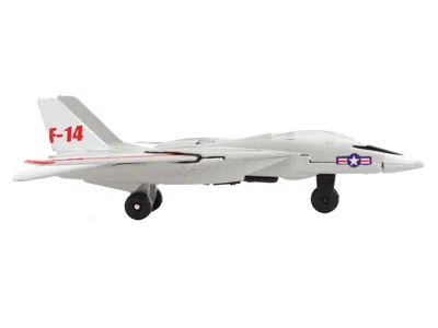 Runway24 Grumman F-14 Tomcat Fighter Aircraft Gray With Red Stripes "united States Navy Test Aircraft" With R