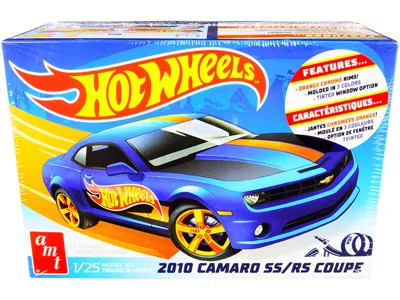 Amt Skill 2 Model Kit 2010 Chevrolet Camaro Ss/rs Coupe "hot Wheels" 1/25 Scale Model By