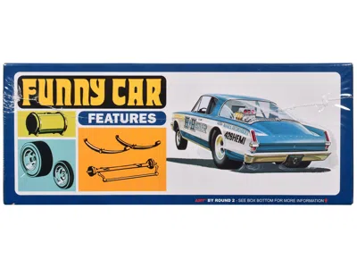Amt Skill 2 Model Kit 1966 Plymouth Barracuda Funny Car "hemi Hustler" 1/25 Scale Model By