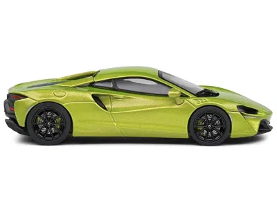 Solido Mclaren Artura Hybrid Supercar Light Green Metallic 1/43 Diecast Model Car By