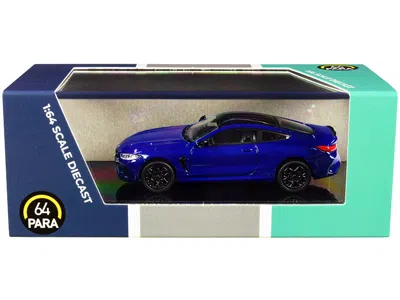 Paragon Bmw M8 Coupe Marina Bay Blue Metallic With Black Top 1/64 Diecast Model Car By