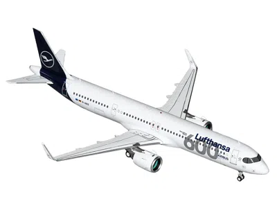 Geminijets Airbus A321neo Commercial Aircraft "lufthansa - 600th Airbus Aircraft" (d-aieq) White With Dark Blue