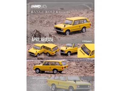 Inno Models Land Rover "classic" Rhd (right Hand Drive) Sanglow Yellow 1/64 Diecast Model Car By