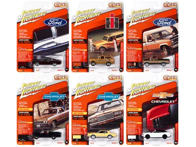 Johnny Lightning Classic Gold Collection 2022 Set B Of 6 Cars Release 1 1/64 Diecast Model Cars By
