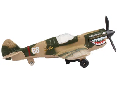 Runway24 Curtiss P-40 Warhawk Fighter Aircraft Camouflage "flying Tigers-first American Volunteer Group" With
