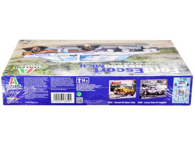Italeri Skill 2 Model Kit Ford Escort Rs 1800 Mk. Ii #2 Lombard Rac Rally (1981) 1/24 Scale Model By