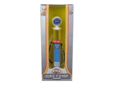 Road Signature Ford Gasoline Vintage Gas Pump Cylinder 1/18 Diecast Replica By