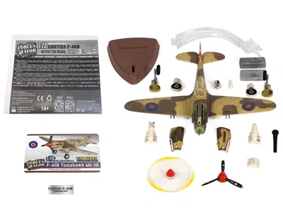 Forces Of Valor Curtiss P-40b Tomahawk Mk Iib Aircraft Fighter "112 Squadron (royal Air Force) Ak402 Ga-f North Afri