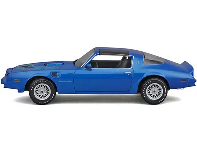 Maisto 1978 Pontiac Firebird Trans Am Blue Metallic With Hood Graphics "special Edition" Series 1/18 Diecas