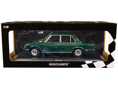 Minichamps 1968 Bmw 2500 Green Metallic Limited Edition To 504 Pieces Worldwide 1/18 Diecast Model Car By Minic