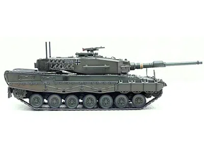 Panzerkampf Leopard 2a4 Main Battle Tank With Snorkel "green Camouflage" German Army "armor Premium" Series 1/72