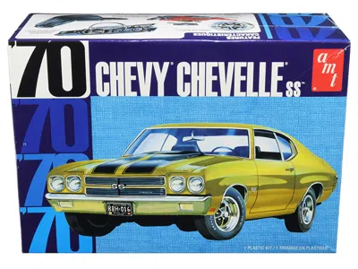Amt Skill 2 Model Kit 1970 Chevrolet Chevelle Ss 1 By 25 Scale Model