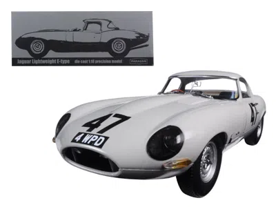 Paragon 1963 Jaguar Lightweight E-type #47 "coombs 4 Wpd" 1/18 Diecast Model Car By