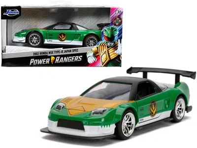 Jada 2002 Honda Nsx Type-r Japan Spec Green Ranger "power Rangers" 1/32 Diecast Model Car By