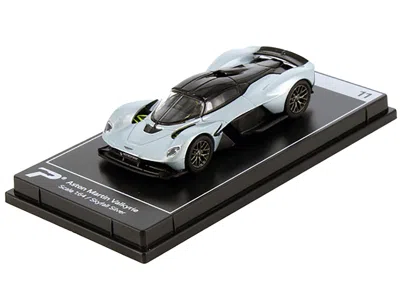 Postercars Aston Martin Valkyrie Skyfall Silver Metallic With Black Top "hypercar League Collection" 1/64 Dieca