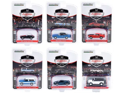 Greenlight Barrett Jackson "scottsdale Edition" Set Of 6 Cars Series 11 1/64 Diecast Model Cars By