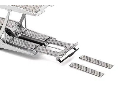 Gcd Mercedes-benz Actros Amg Auto Transporter Silver Metallic 1/64 Diecast Model By