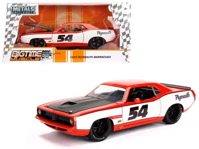 Jada 1973 Plymouth Barracuda #54 1/24 Diecast Model Car By