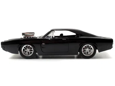 Jada Model Kit Dodge Charger R/t Black And Dom Diecast Figure "fast & Furious" Movie "build N' Collect" S