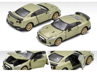 Era Car 2022 Nissan Gt-r (r35) T-spec Rhd (right Hand Drive) Millenium Jade Metallic 1/64 Diecast Model Car