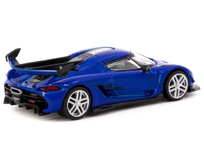 Tarmac Works Koenigsegg Jesko Attack Blue Metallic "global64" Series 1/64 Diecast Model By